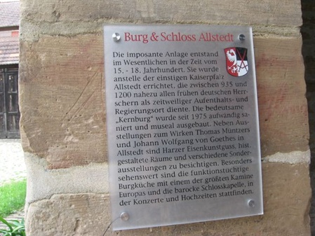 Burg und Schloss Allstedt